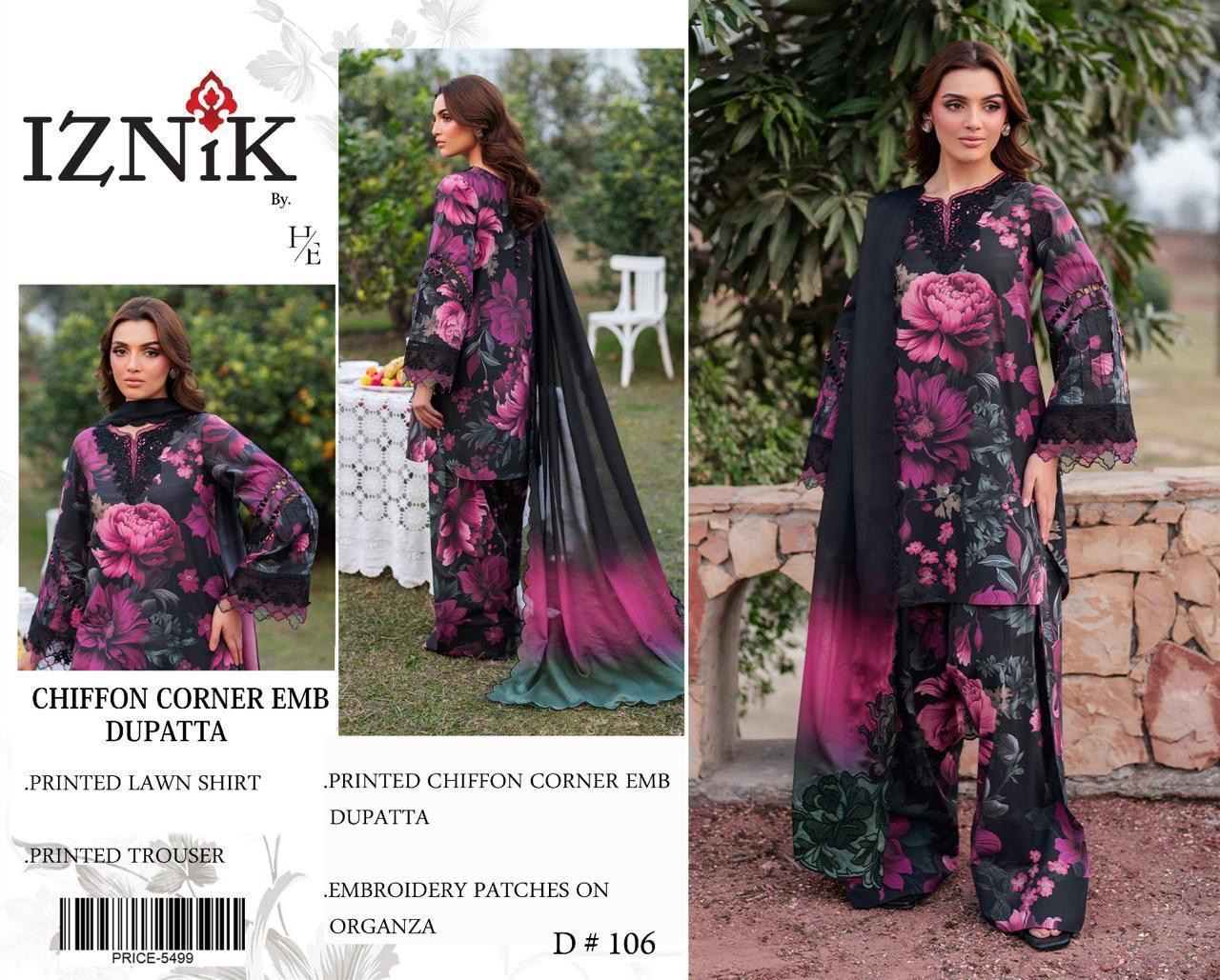 Iznik 2026 hot selling article at factory rate