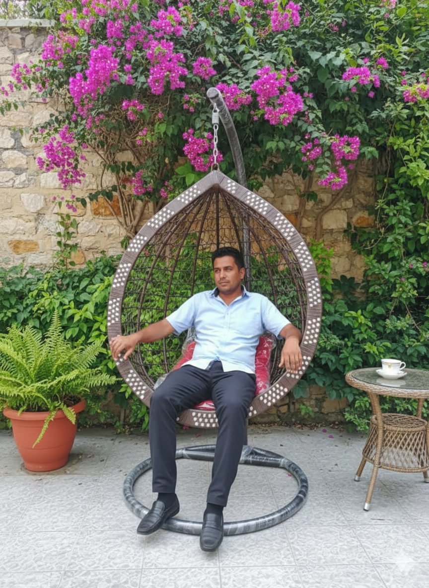 Single seat hanger jhula