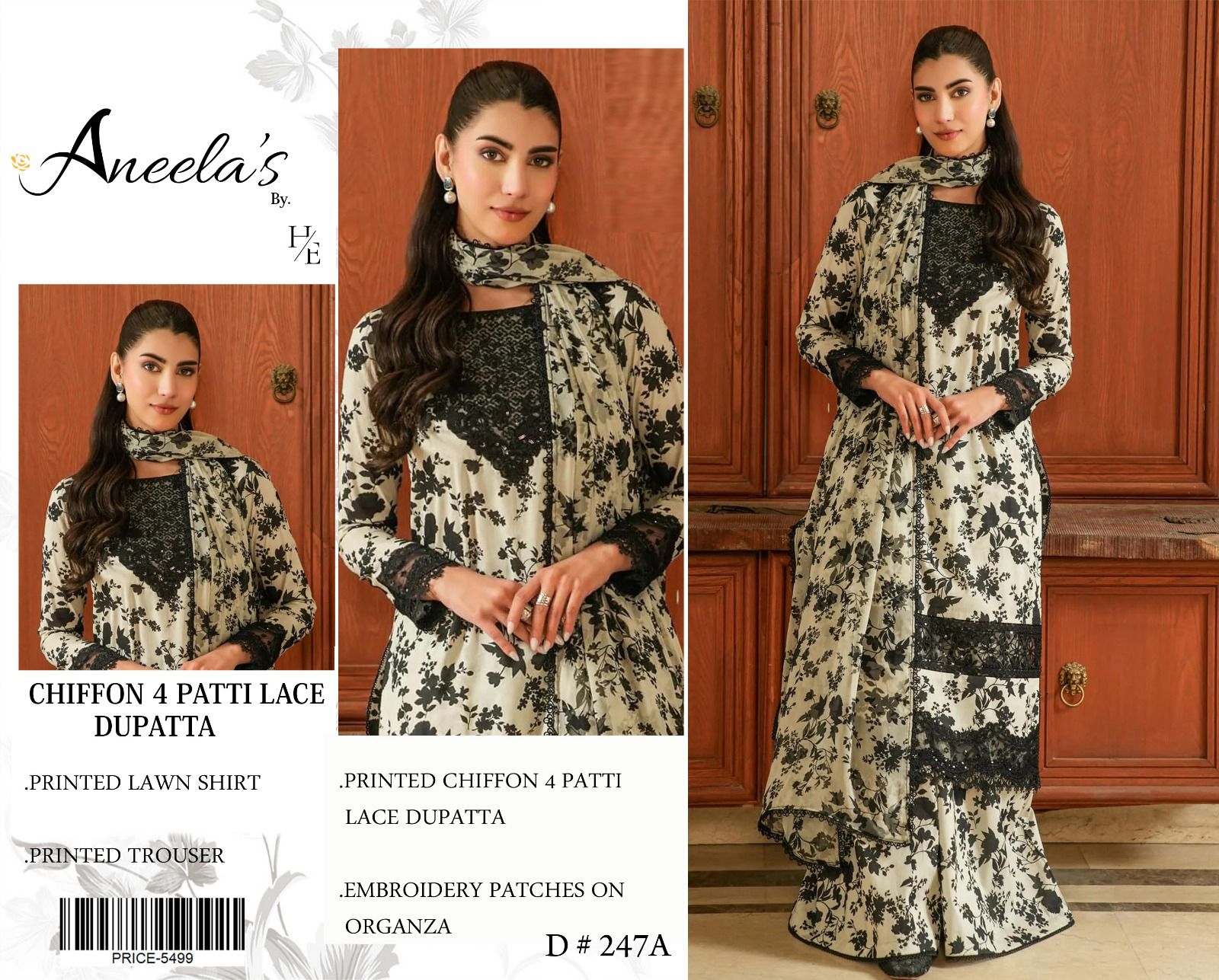 Aneelas latest summer collection 3 piece articel