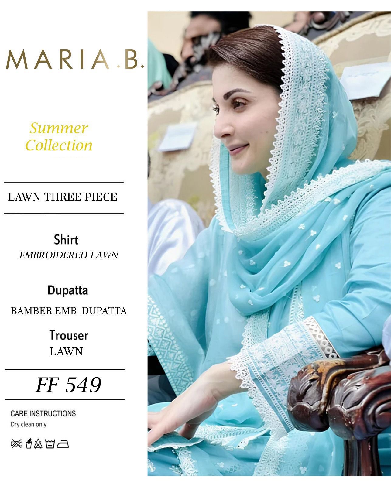Maria B trending 3pc lawn article